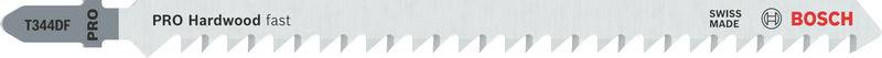 Bosch Accessories 2608655116 Lame de scie sauteuse PRO hardwood Fast T344DF, 152 mm, 25 pcs. 25 pc(s)