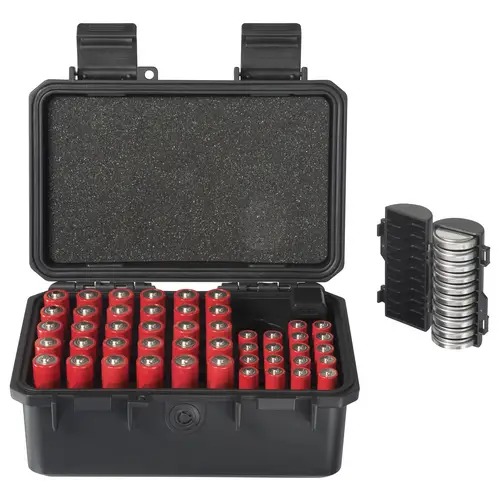 VOLTCRAFT Mallette à batterie/piles outdoor 58x LR6 (AA), LR3 (AAA), LR61 (AAAA), piles boutons (L x l x H) 184 x 132 x 77 mm VOLTCRAFT Mallette à batterie/piles outdoor 58x LR6 (AA), LR3 (AAA), LR61 (AAAA), piles boutons (L x l x H) 184 x 132 x 77 mm