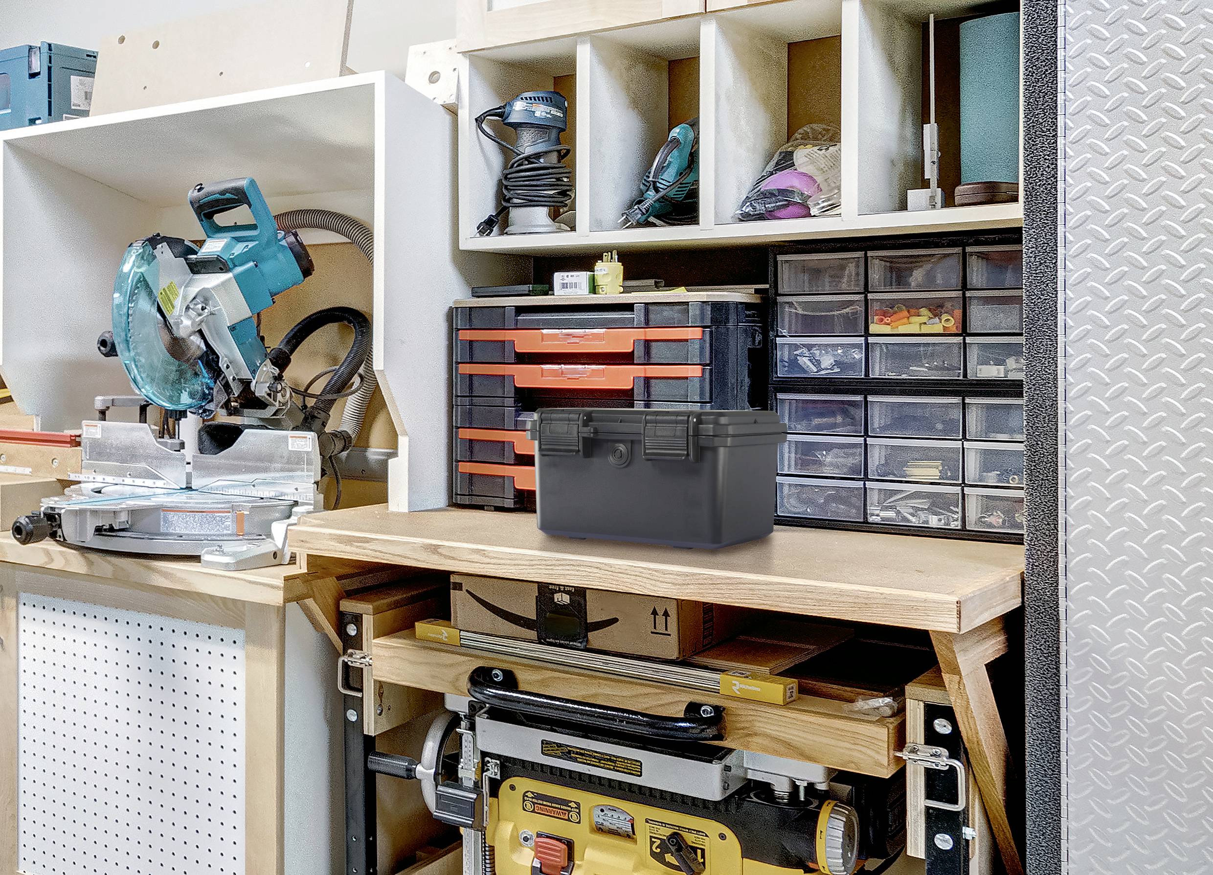 VOLTCRAFT Mallette à batterie outdoor 24x 21700 (L x l x H) 184 x 132 x 102 mm