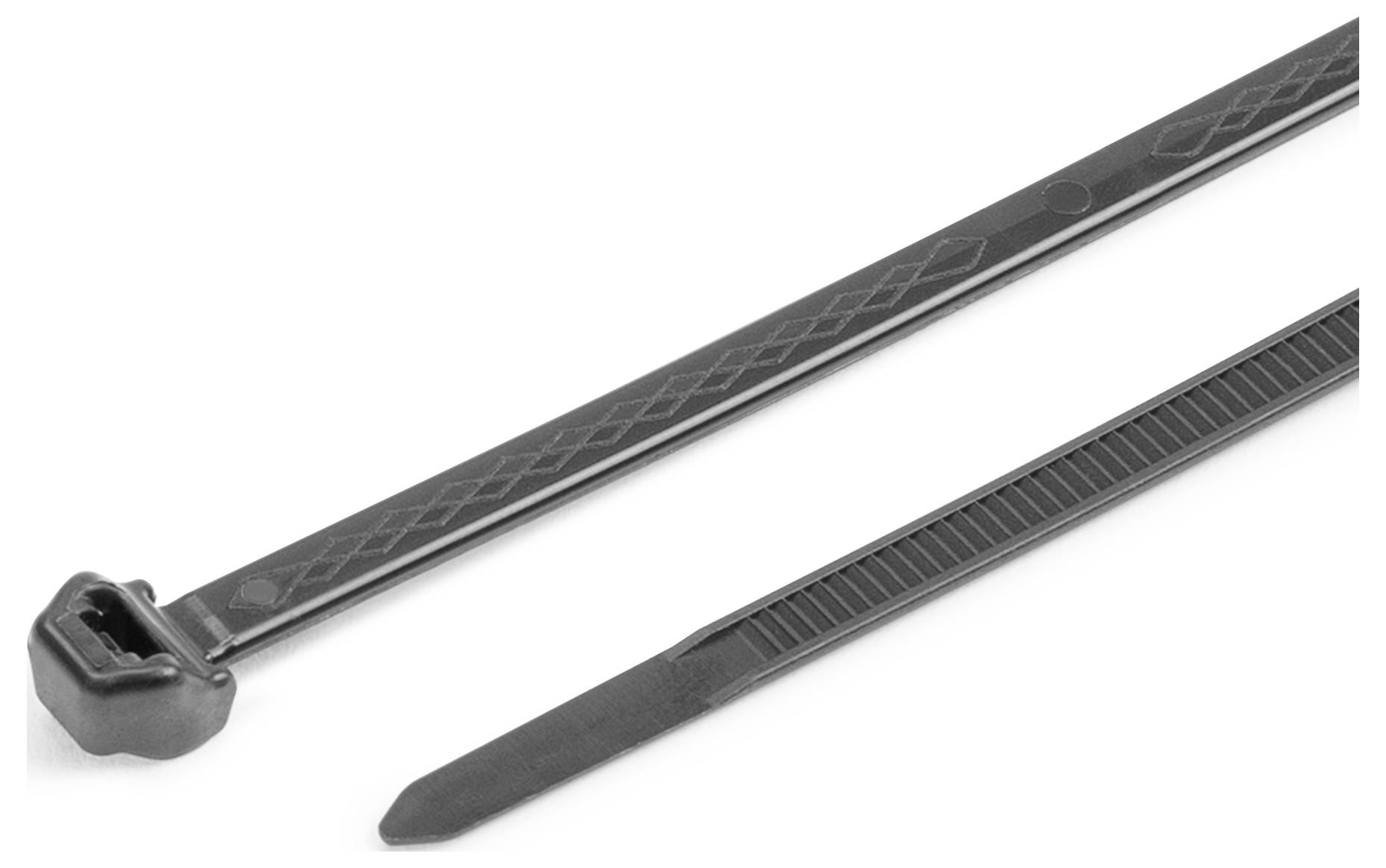 HellermannTyton 118-00270 S50ROS-PP-BK Serre-câble 200 mm 4.90 mm noir résiste aux produits chimiques 1000 pc(s)