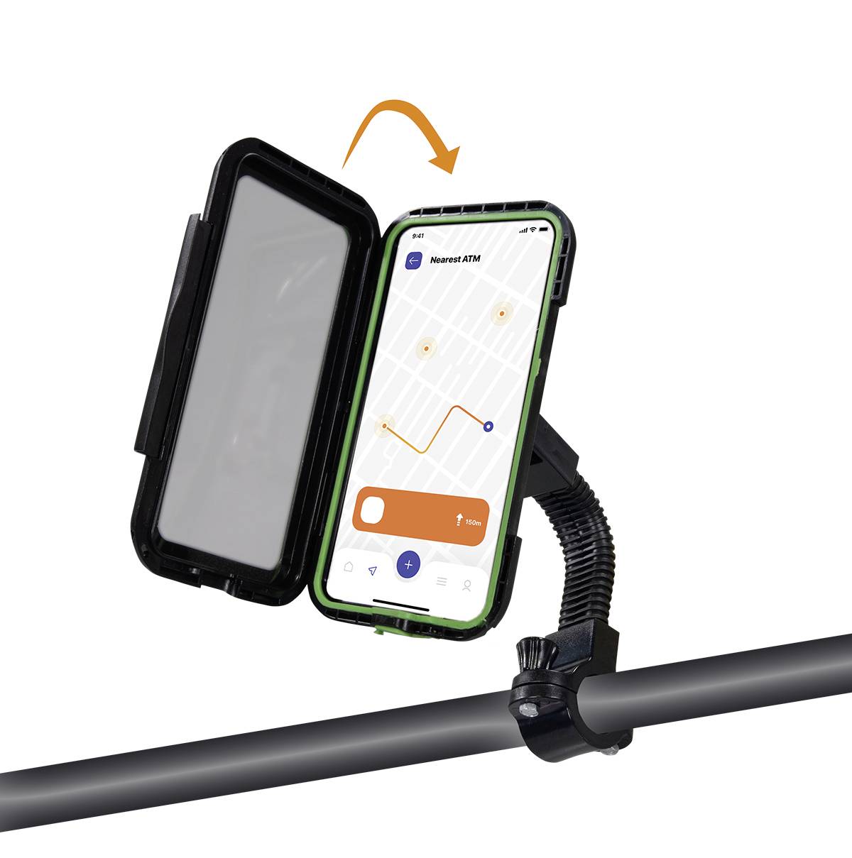 My Wall HR21L Fixation de téléphone portable pour vélo adapté pour (modèle de téléphone portable): Universal Largeur (max.): 105