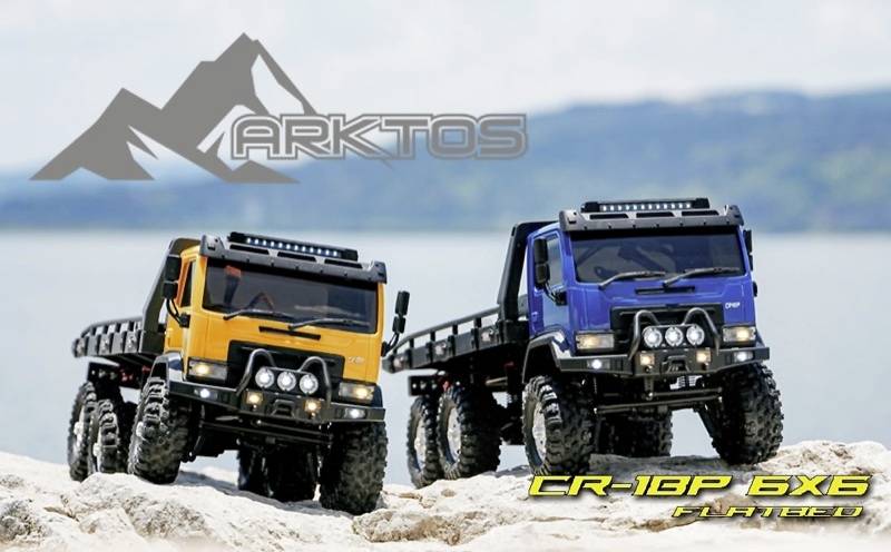 Absima CR18P Tow Truck 6x6 brushless 1:18 Camion RC électrique Crawler 4 roues motrices (6WD) prêt à fonctionner (RtR) 2,4 GHz