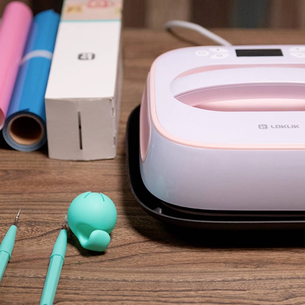 Loklik Easy Heat Press Presse à chaud turquoise