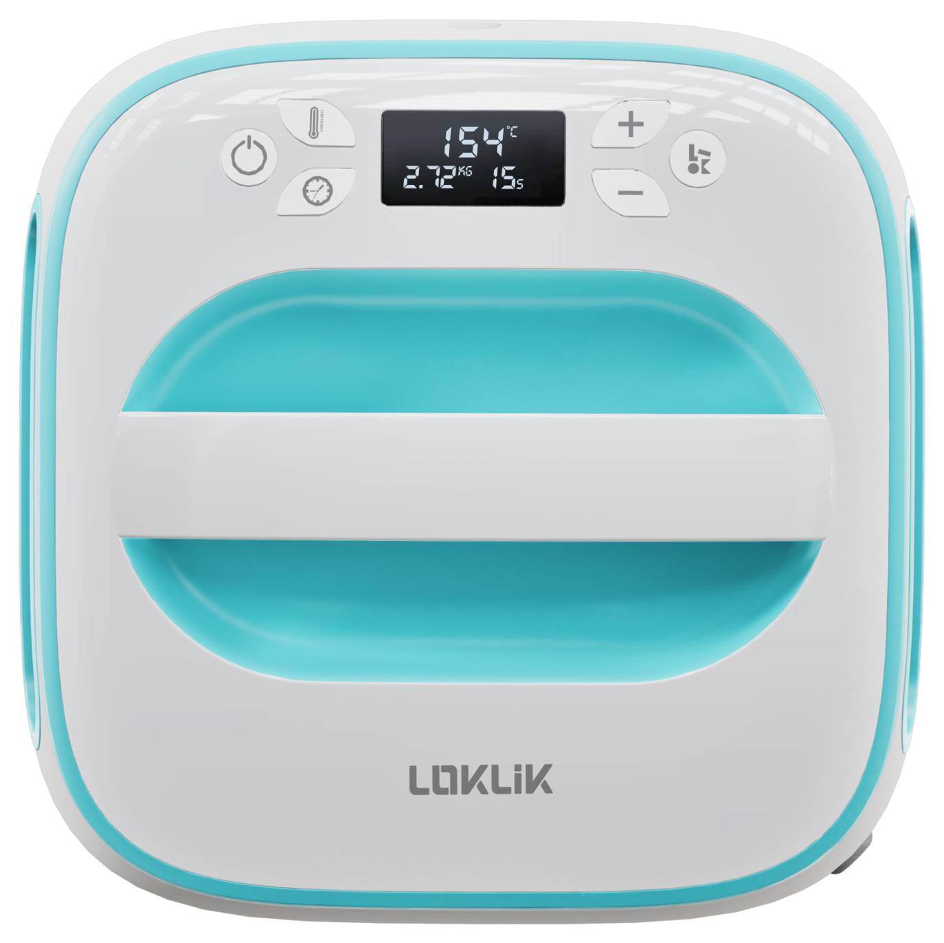 Loklik Easy Heat Press Presse à chaud turquoise