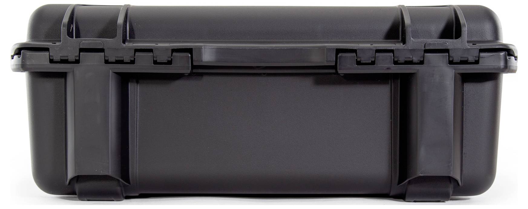 Mallette de protection noire au design robuste, adaptée au transport sécurisé d'objets fragiles.