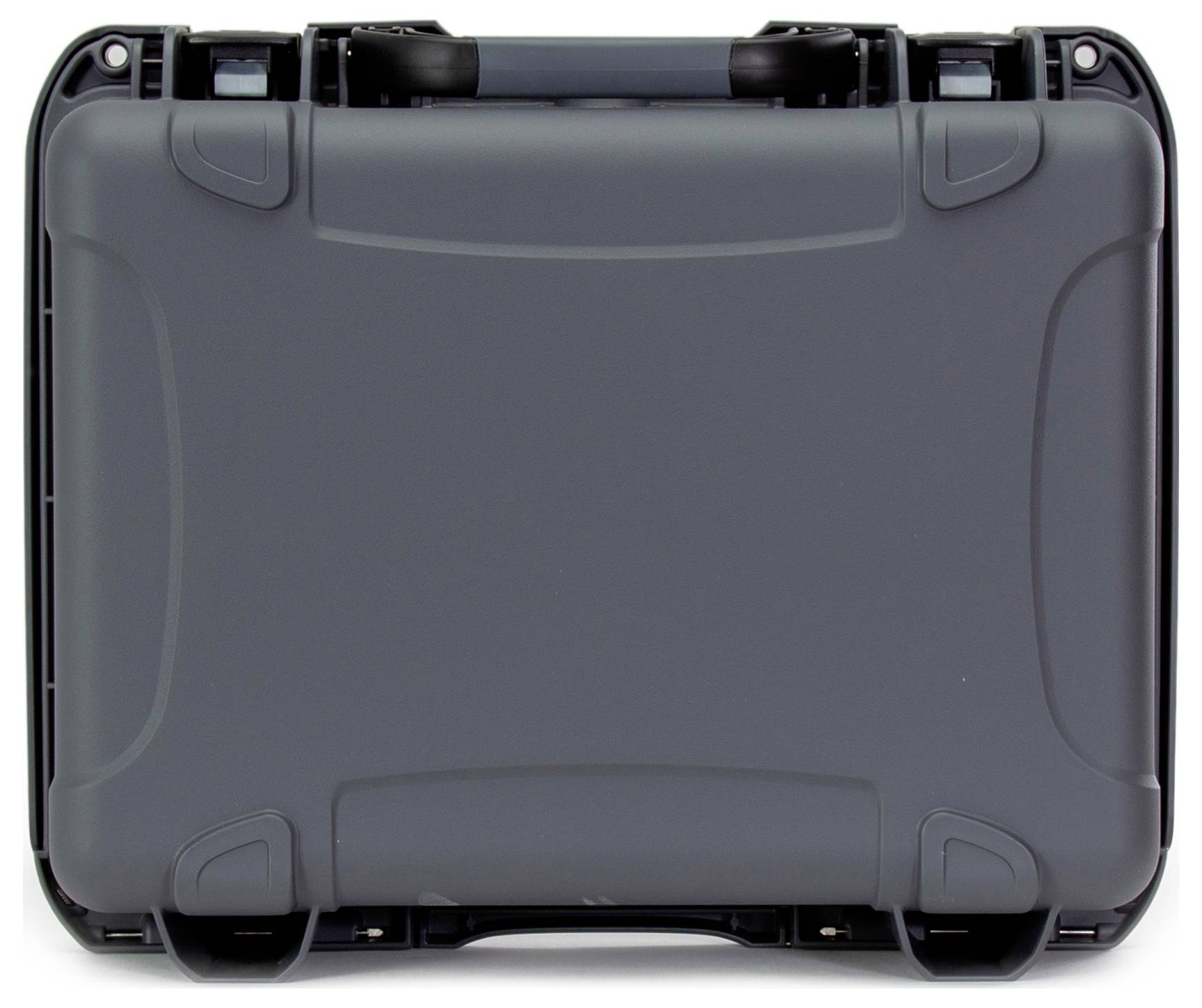 Valise rigide noire fermée au design robuste, adaptée au transport sécurisé d'objets fragiles.