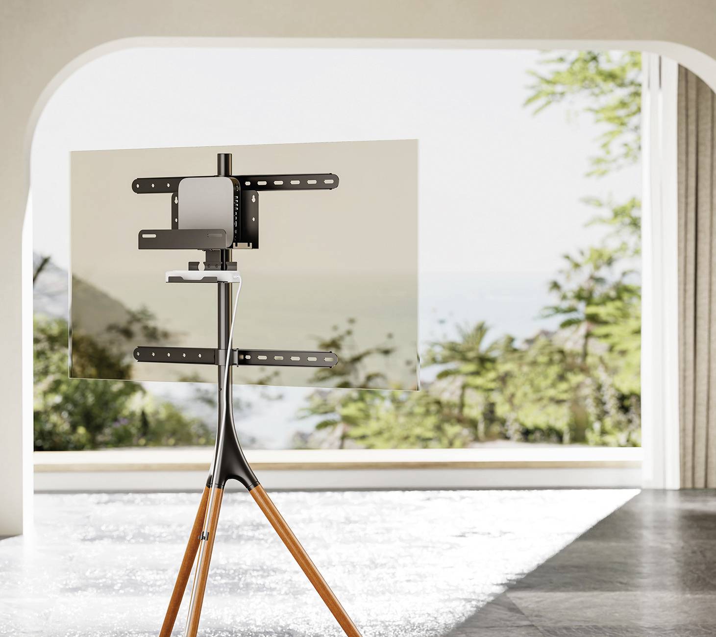 My Wall Support Media-Player noir