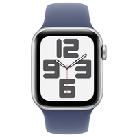 Apple Watch SE (2024) GPS 40 mm boîtier en aluminium bracelet de sport denim M/L Apple Watch SE (2024) GPS 40 mm boîtier en aluminium bracelet de sport denim M/L