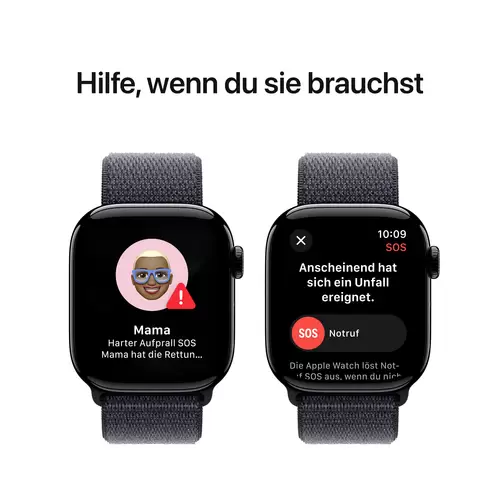 Apple Watch Series 10 GPS 42 mm boîtier en aluminium Sport Loop encre Apple Watch Series 10 GPS 42 mm boîtier en aluminium Sport Loop encre