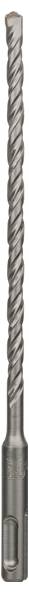 Foret avec tige hélicoïdale et tranchant en carbure de tungstène, adapté pour le perçage dans le béton ou la maçonnerie.