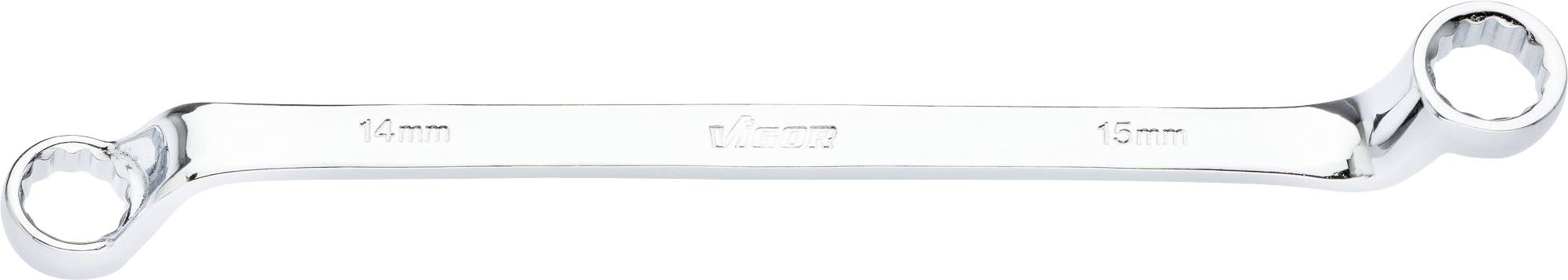 Vigor V7750-14X15 Clé polygonale Ouverture de clé (métrique) 14 - 15 mm