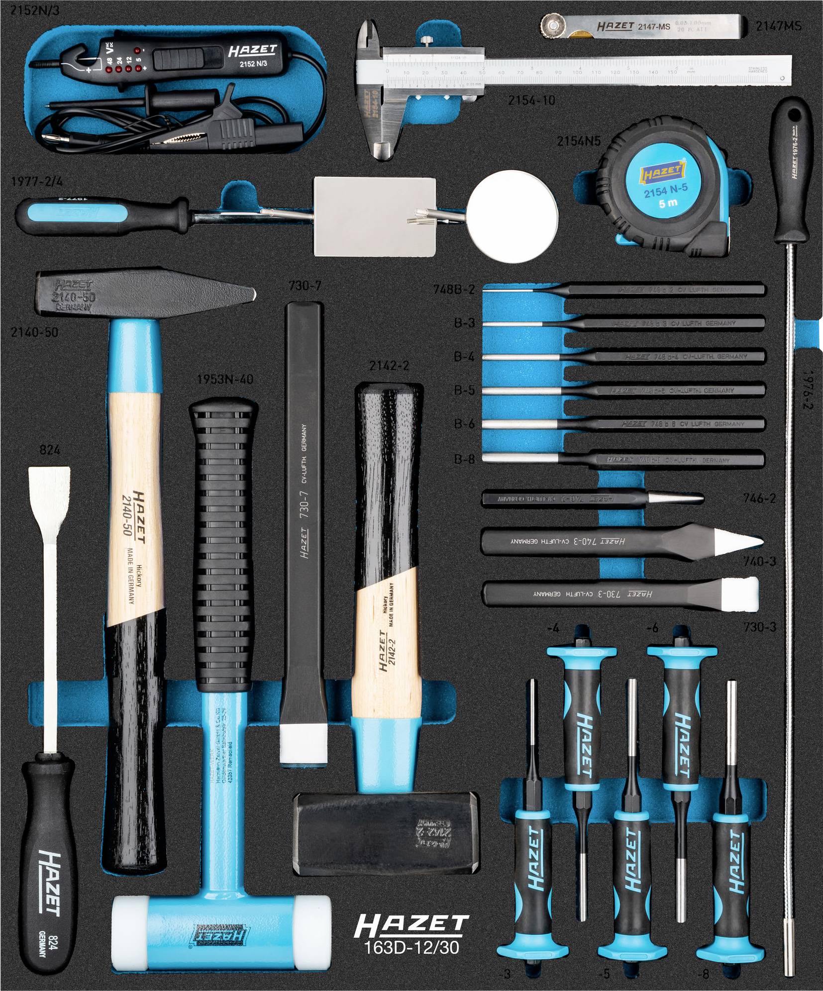 Hazet 163D-12/30 Jeu d'outils