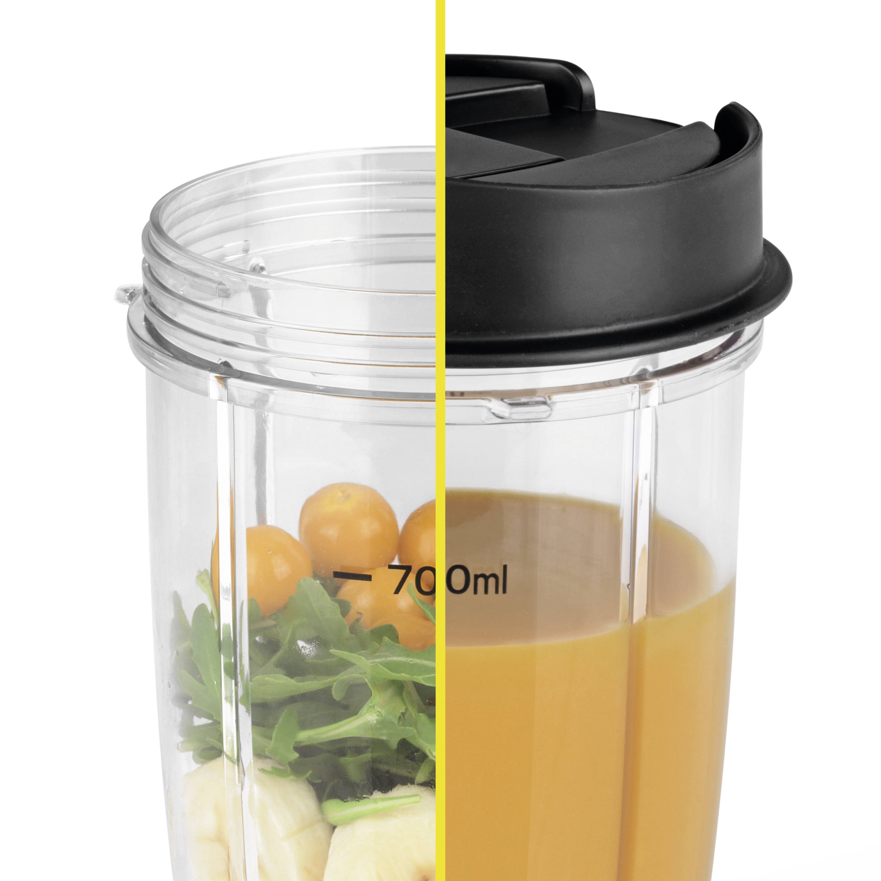 N8WERK Nutrition 8-tlg. Mixeur sur pied 800 W noir