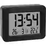 TFA Dostmann 60.2044.01 à quartz Réveil noir Heures de réveil 1 TFA Dostmann 60.2044.01 à quartz Réveil noir Heures de réveil 1