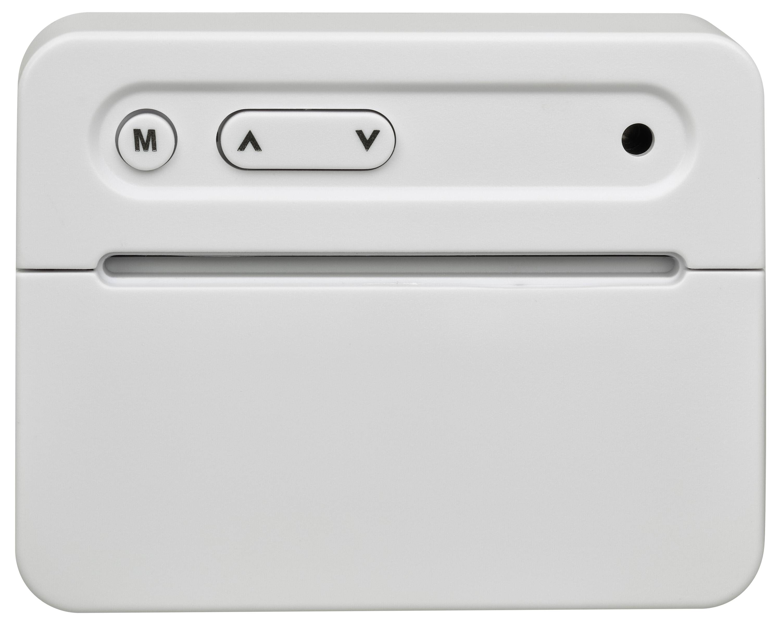 TFA Dostmann 60.2044.02 à quartz Réveil blanc Heures de réveil 1