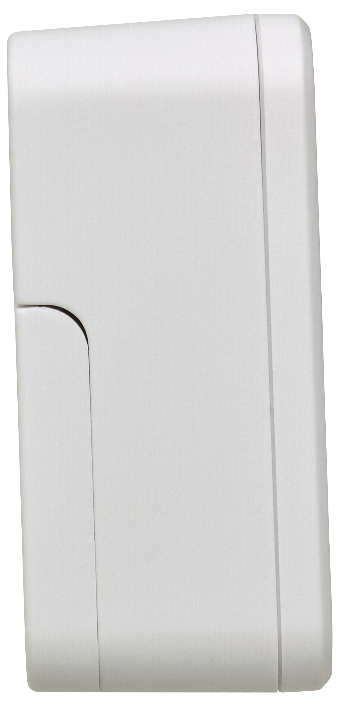 TFA Dostmann 60.2044.02 à quartz Réveil blanc Heures de réveil 1