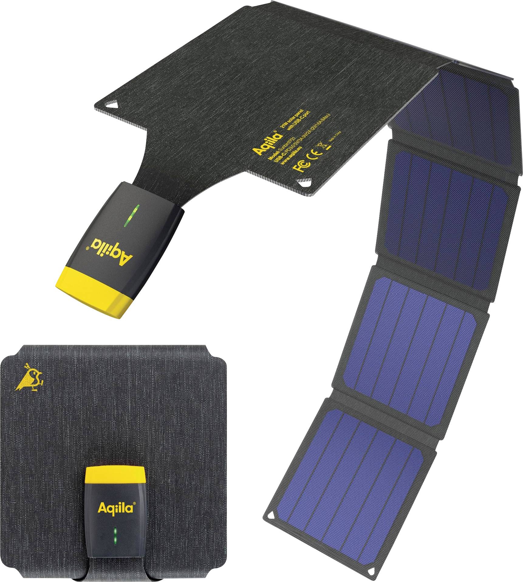 Aqiila P21 AQSCP21SUN000 Chargeur solaire 21 W