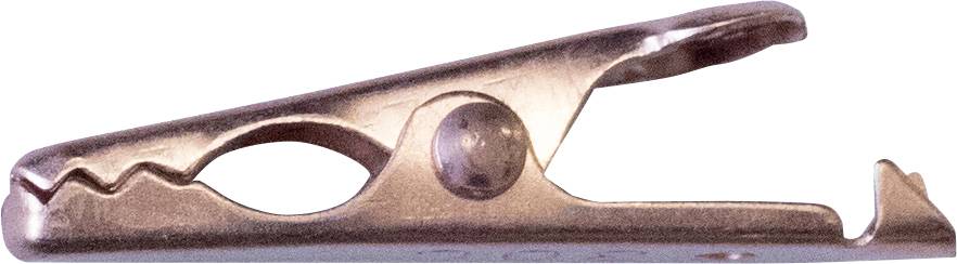 Mueller Electric BU-30C Mini pince crocodile cuivre Plage de serrage max.: 4.80 mm Longueur: 27.69 mm