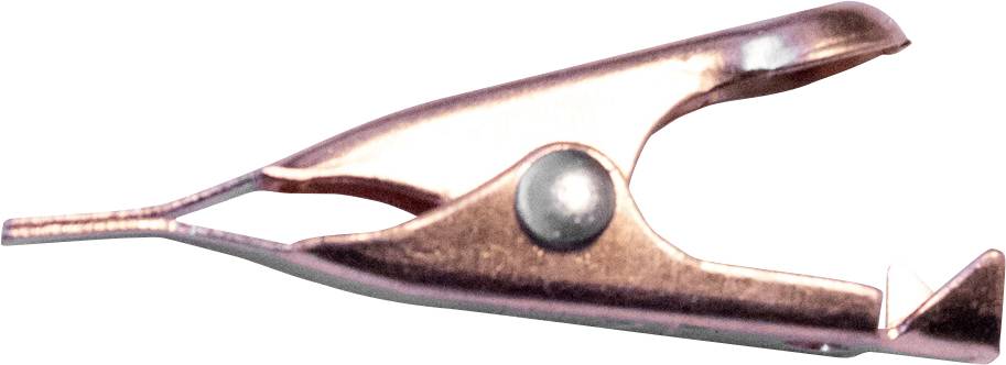 Mueller Electric BU-34M Mini pince crocodile cuivre Plage de serrage max.: 5.60 mm Longueur: 27.80 mm