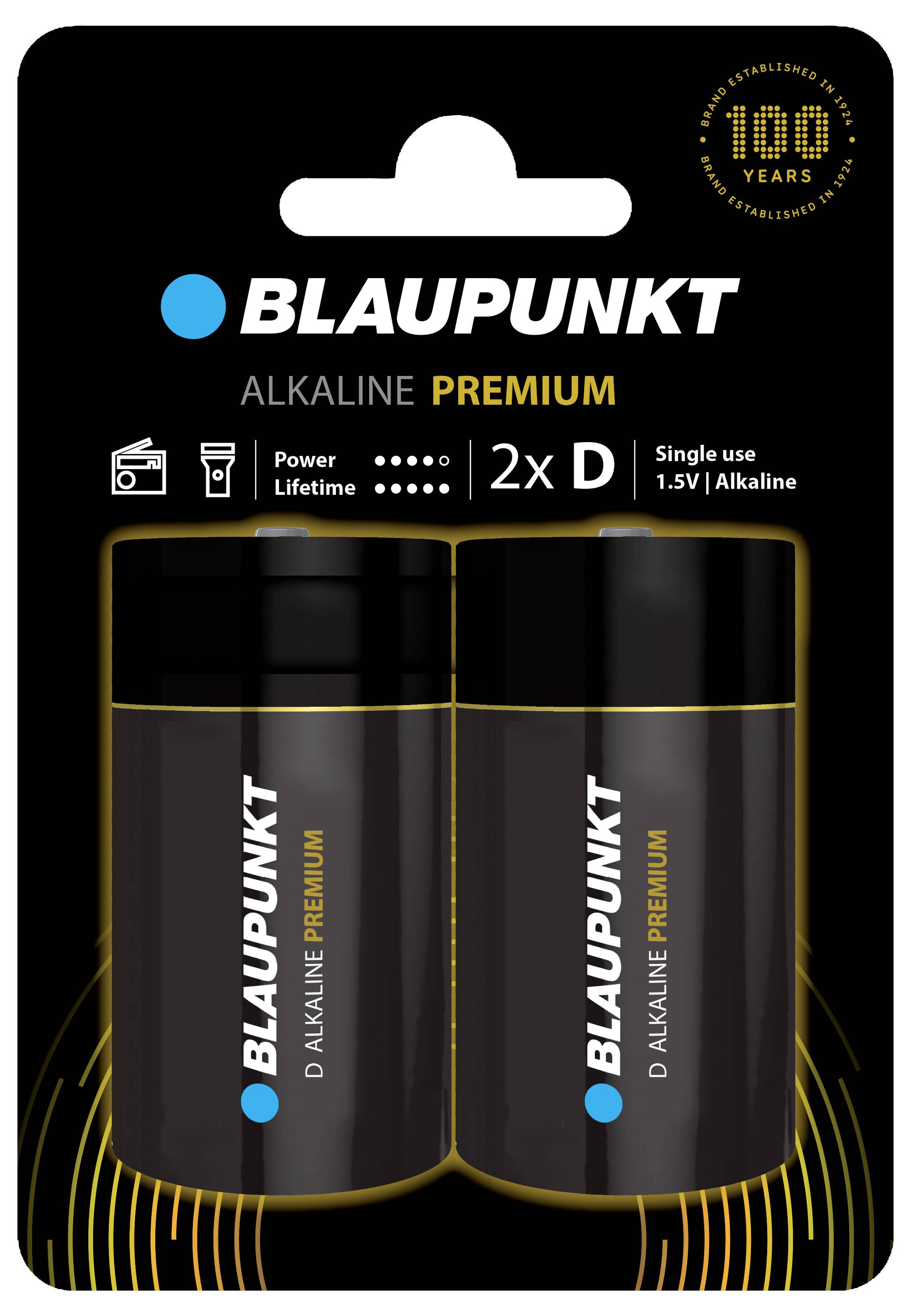 Blaupunkt Pile LR20 (D) alcaline(s) 1.5 V 2 pc(s)