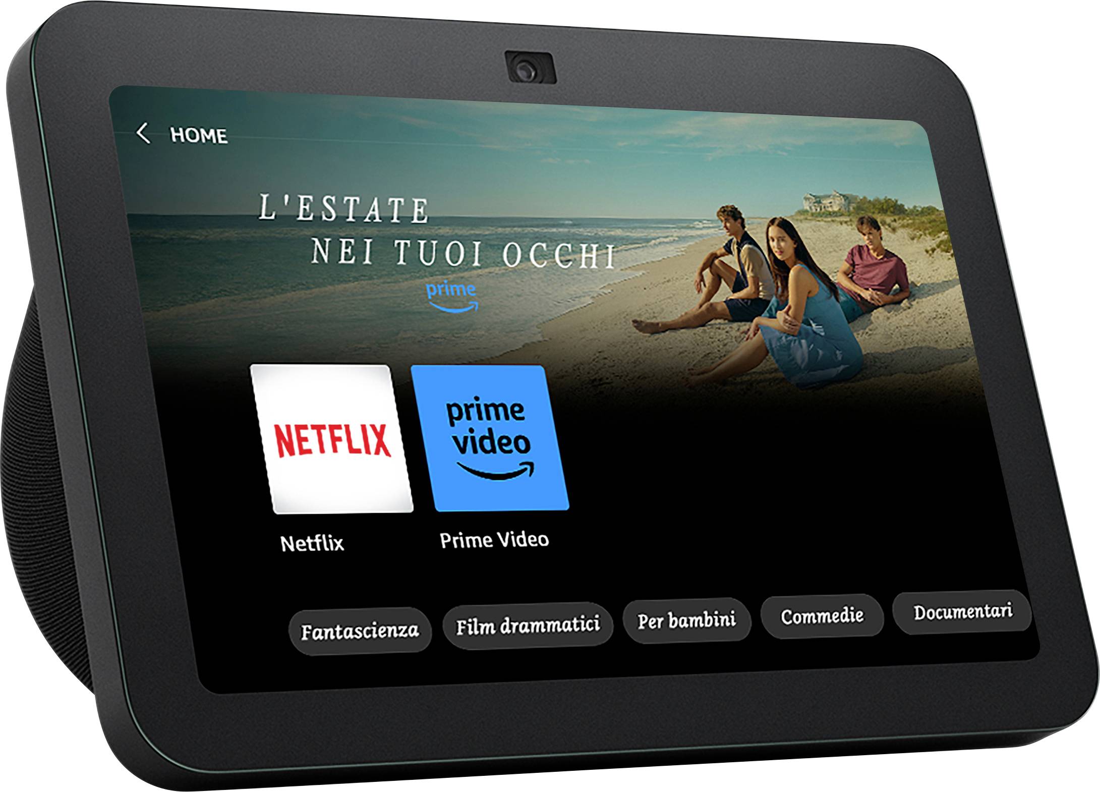 amazon echo Show 8 (3. Generation) Assistant vocal noir
