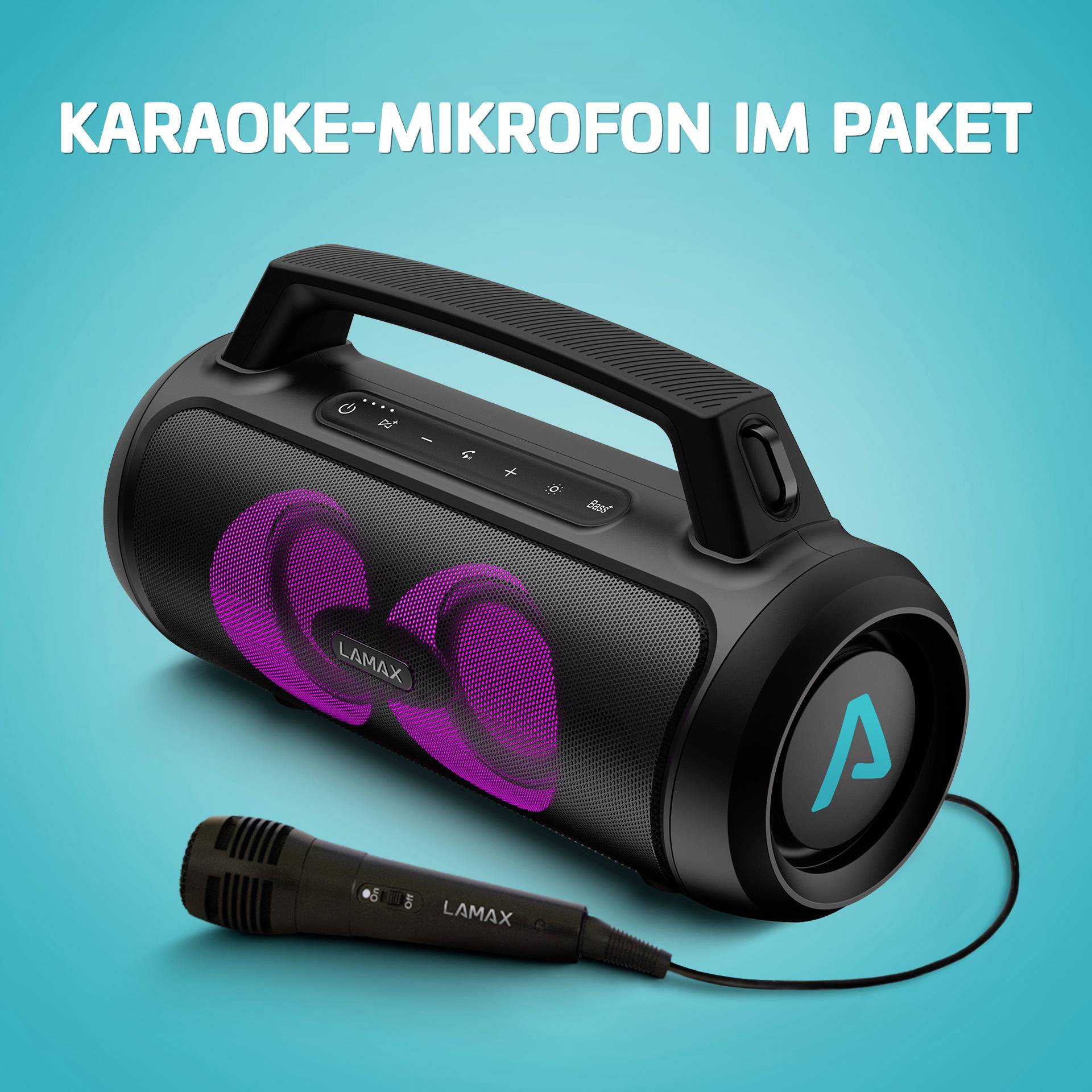 Lamax PartyGo1 Système karaoké avec microphone