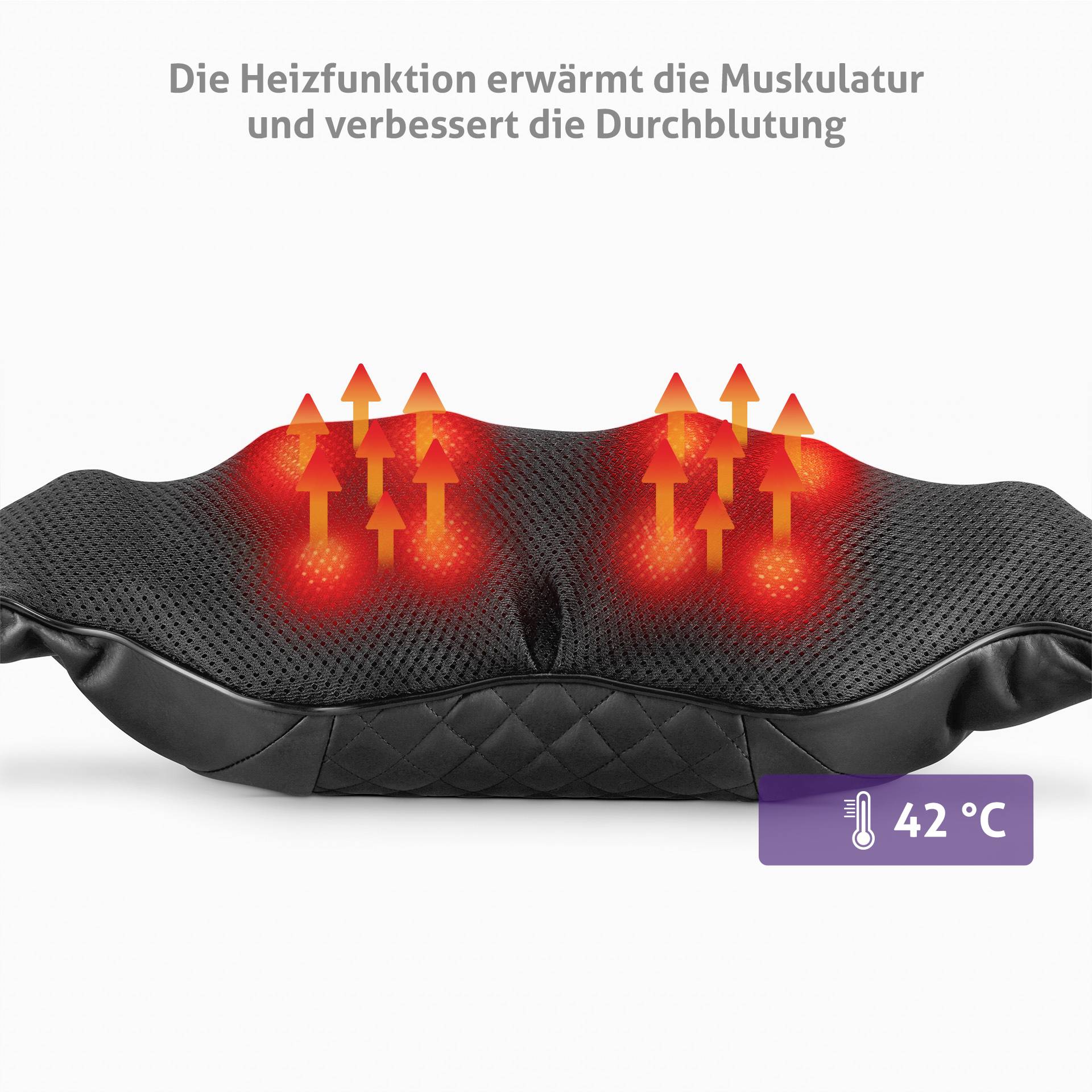 truelife RelaxBack B6 Charge Appareil de massage 24 W noir