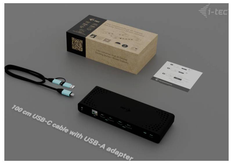 i-tec Station d'accueil pour ordinateur portable CADUA4KDOCKPDB