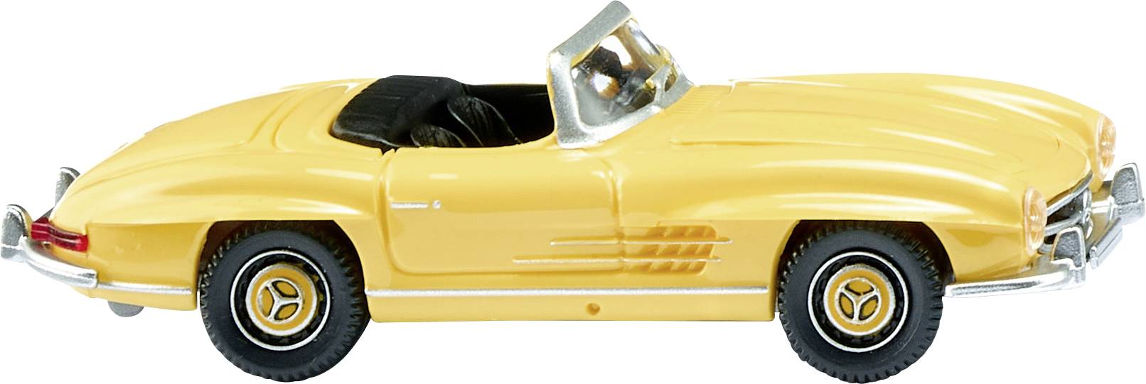 Wiking 083409 H0 Modèle réduit de voiture particulière Mercedes Benz Roadster 300 SL - jaune