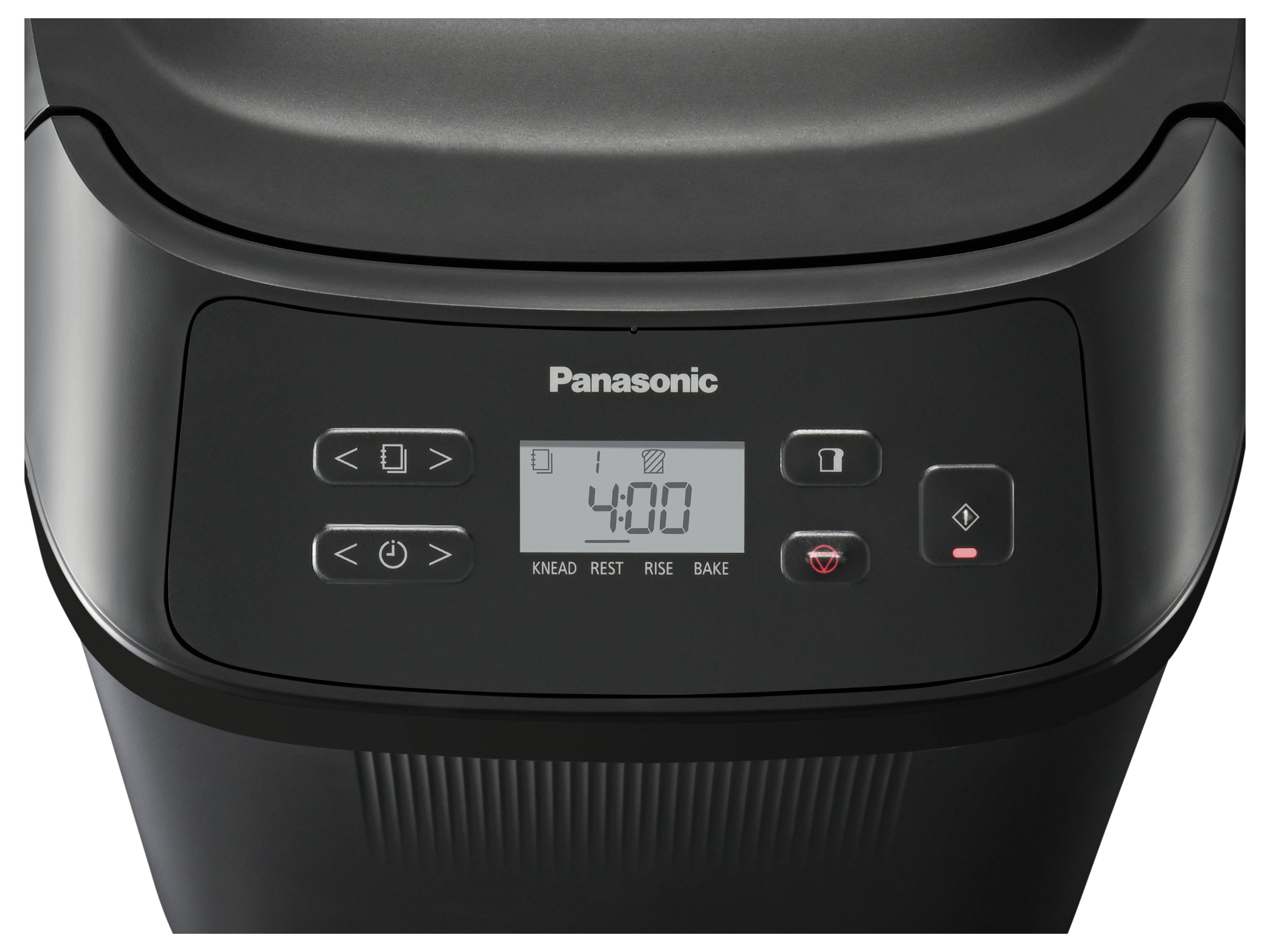 Panasonic SD-PN100 Mini machine à pain fonction minuteur, 18 programmes automatiques 400 g noir
