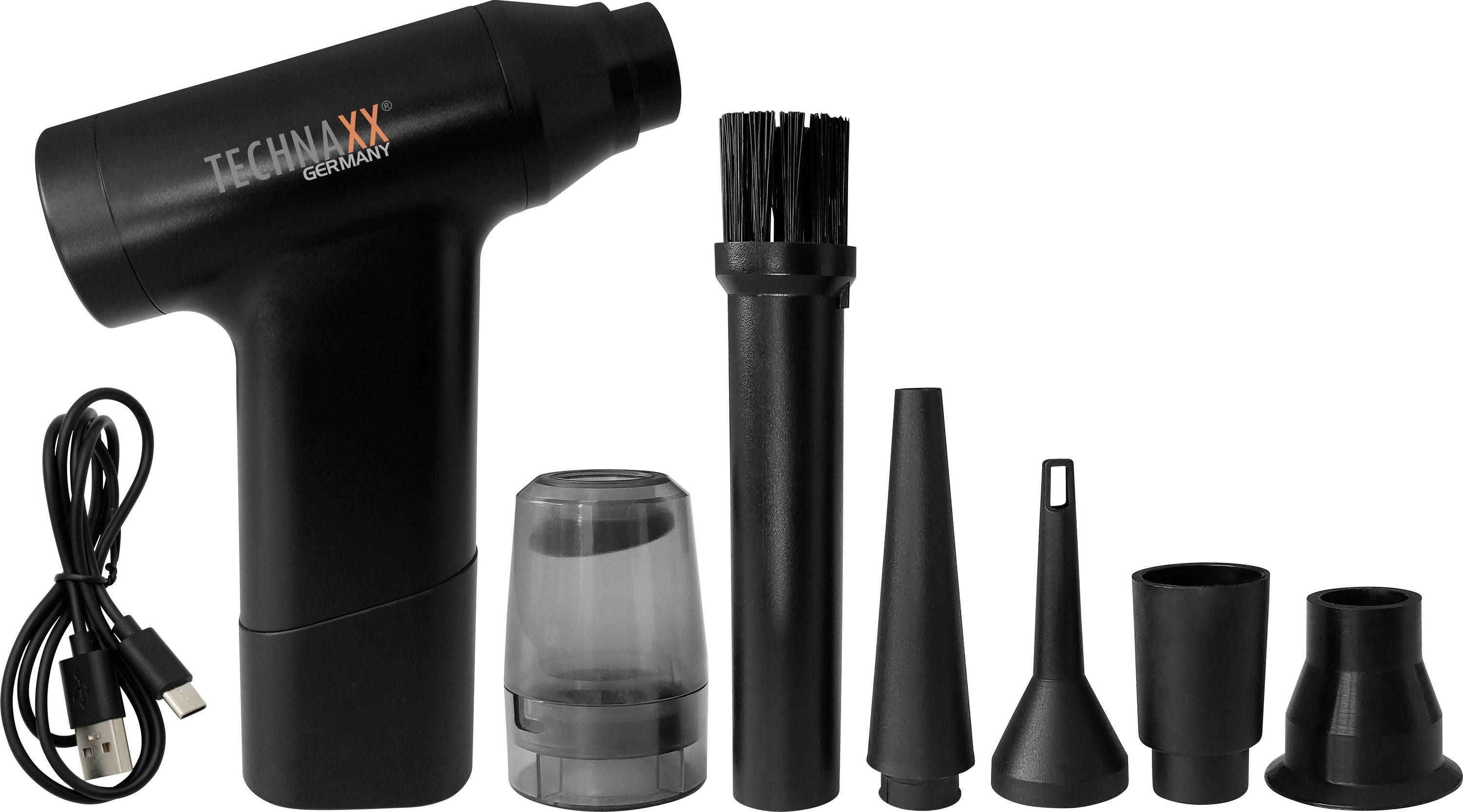 Technaxx 5168 Souffleur sans fil noir 1 pc(s)