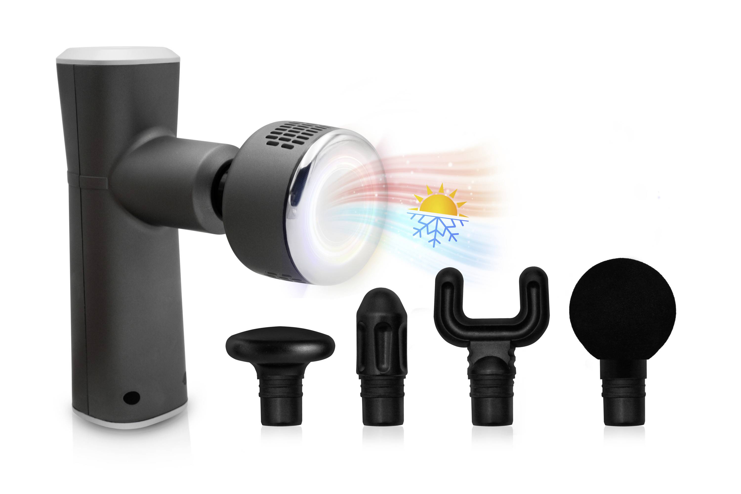 Lifenaxx LX-041 Appareil de massage noir, argent (mat)