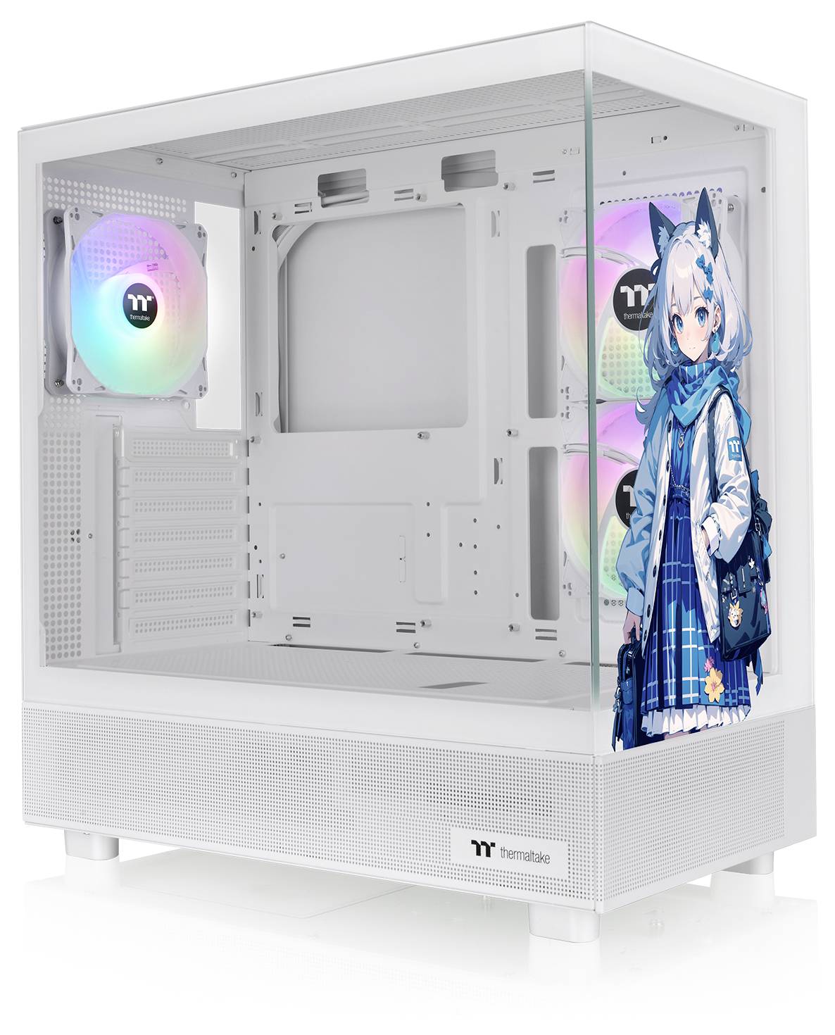 Tour midi Thermaltake View 270 SP Edition Snow White Boîtier PC blanc