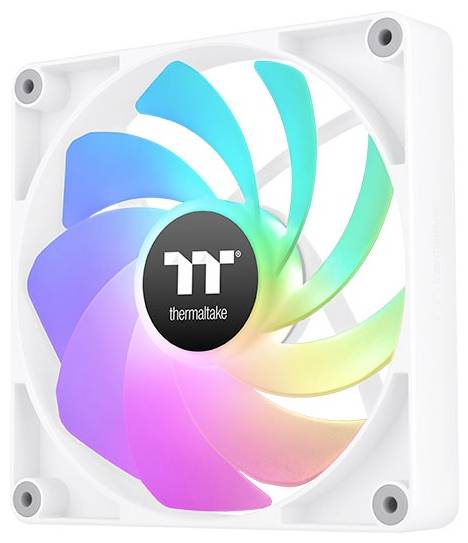Thermaltake CT140 Reverse ARGB Sync PC Cooling Fan White 2 Pack Ventilateur pour PC (l x H x P) 140 x 140 x 25 mm