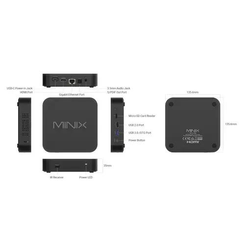 Minix U8K-ULTRA AI Media Hub Powered by Android Boîtier de streaming Miracast Minix U8K-ULTRA AI Media Hub Powered by Android Boîtier de streaming Miracast