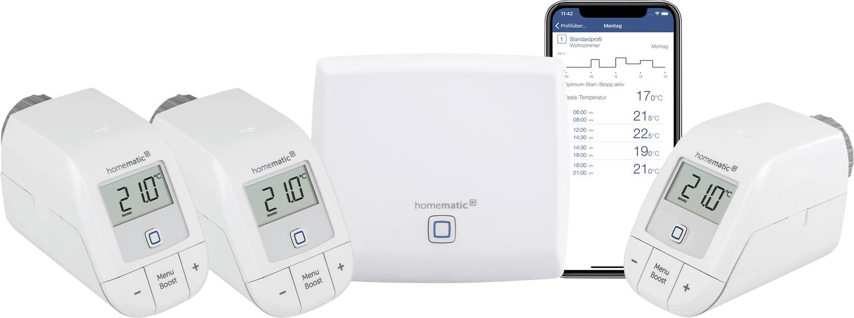 Homematic IP sans fil Kit de démarrage chauffage HmIP-SK16+HmIP-eTRV-B 2