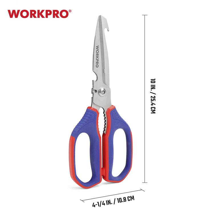 WorkPro WP214006 Ciseaux de cuisine 255 mm