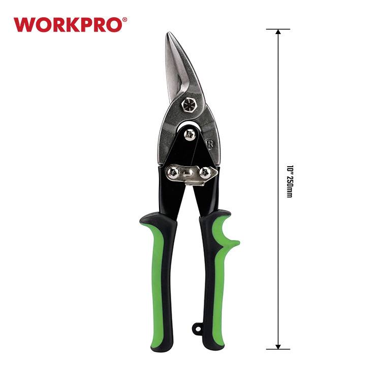 WorkPro Cisaille à tôle pour droitiers 250 mm WP214015