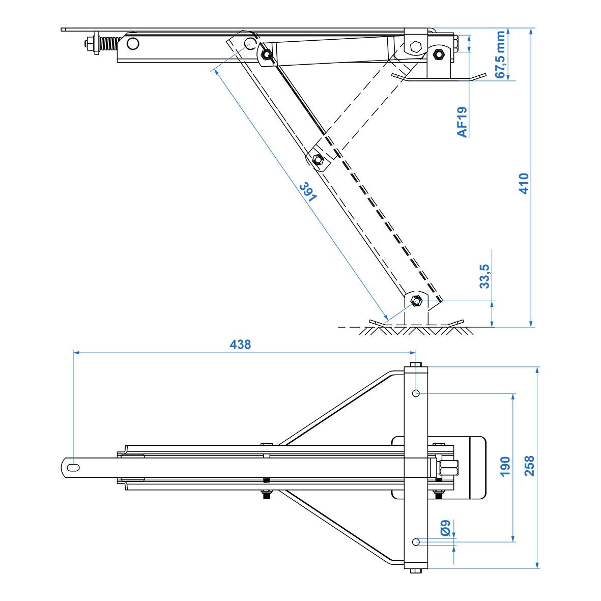 ProPlus Béquille d'attelage 1 pc(s)