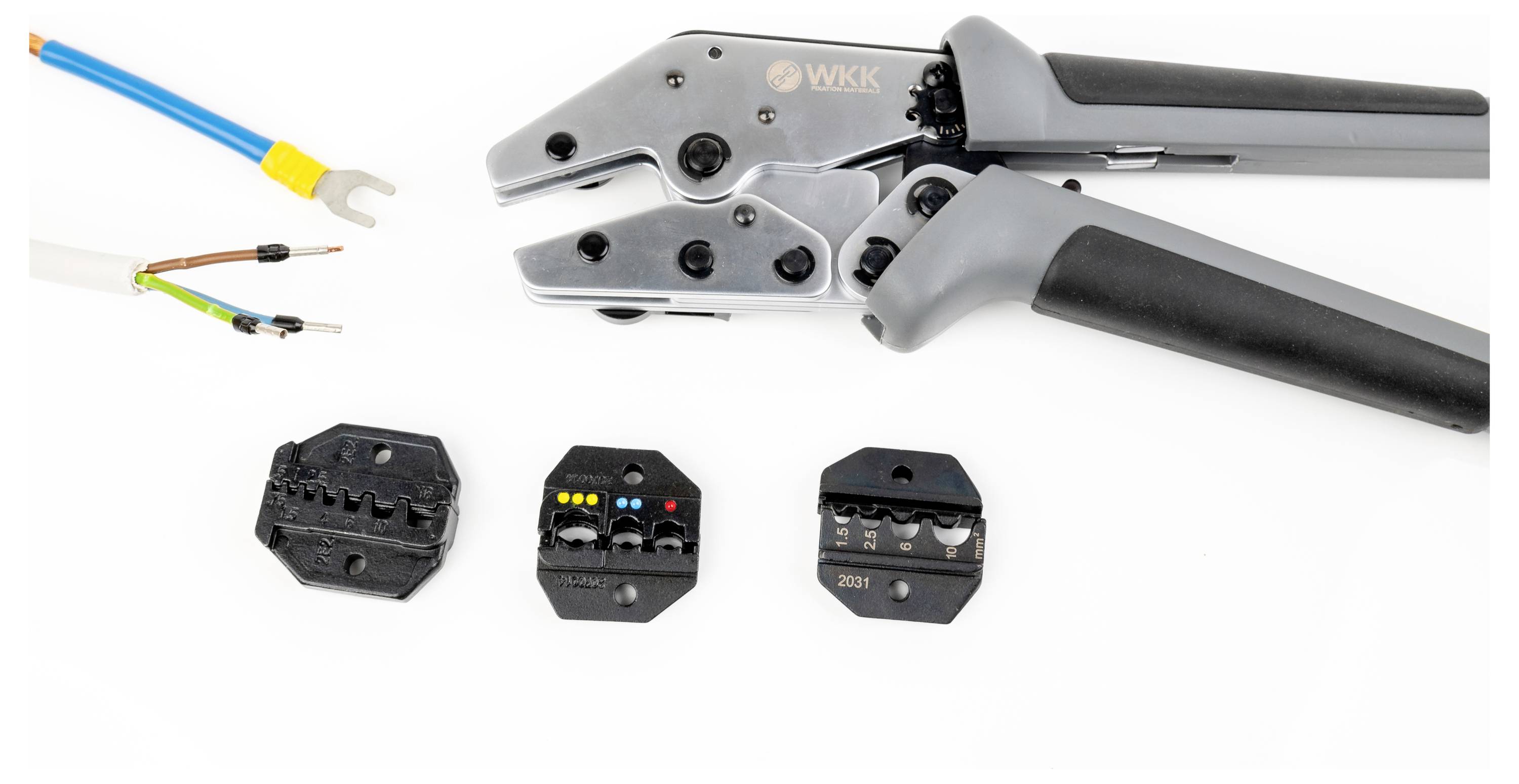 WKK 57818 Pince à sertir pour embouts de câble, pour cosses 0.5 à 16 mm²