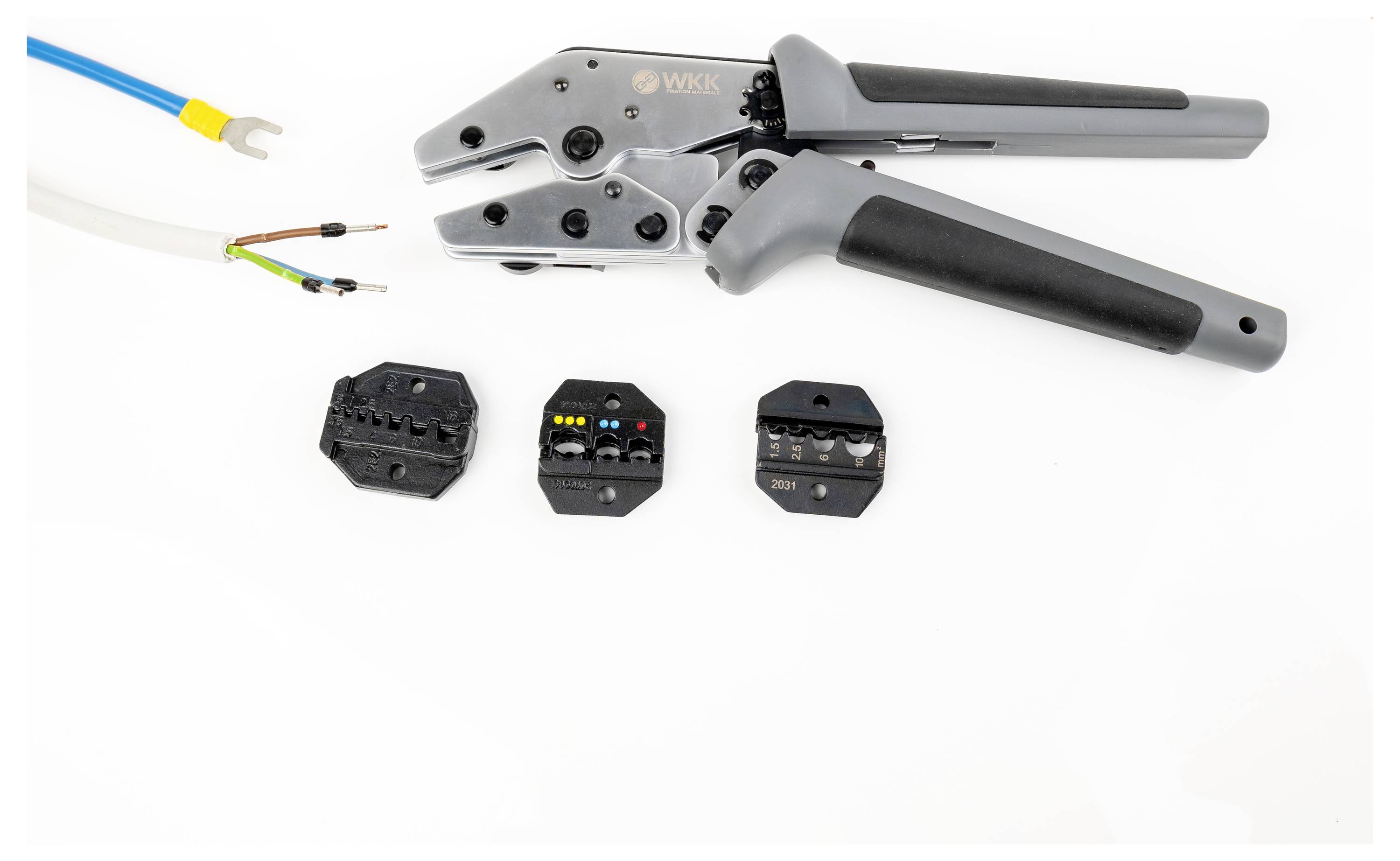 WKK 57818 Pince à sertir pour embouts de câble, pour cosses 0.5 à 16 mm²