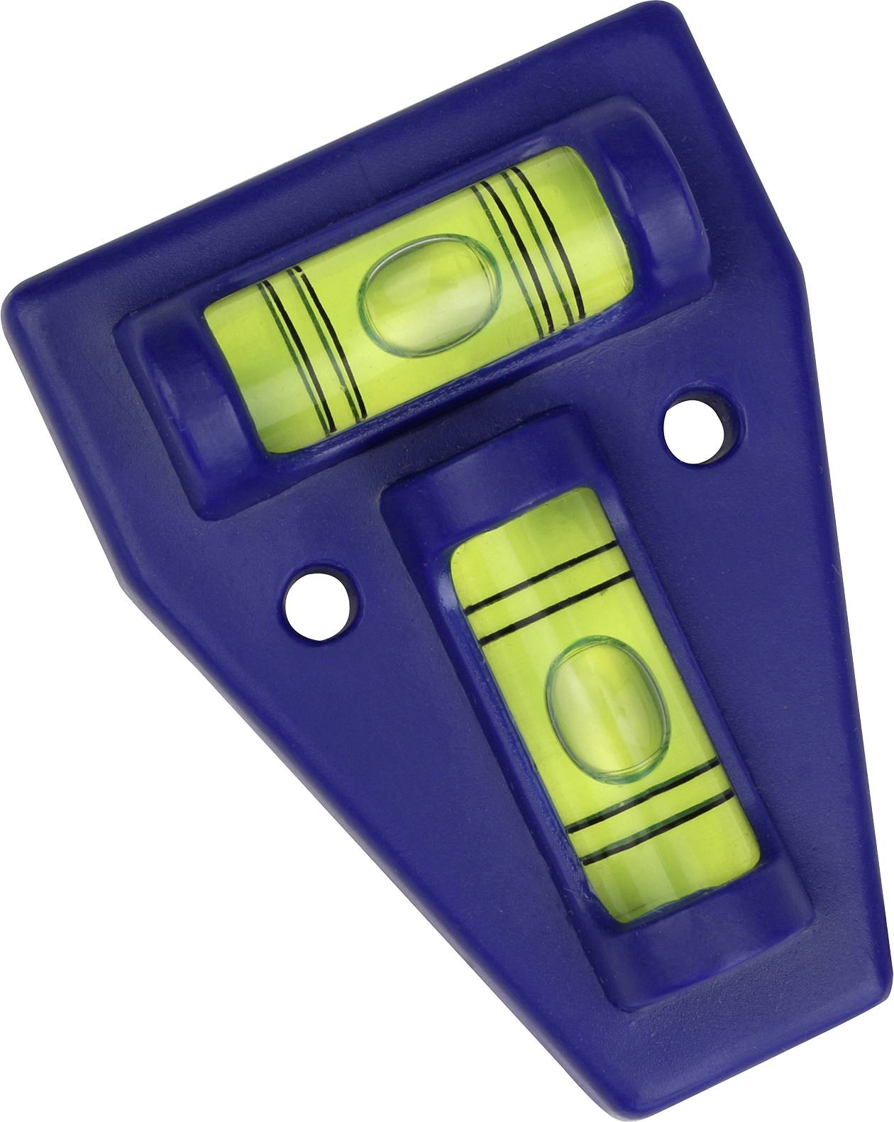 Calima 46014 Niveau à bulle en croix avec gabarit de perçage 60 mm