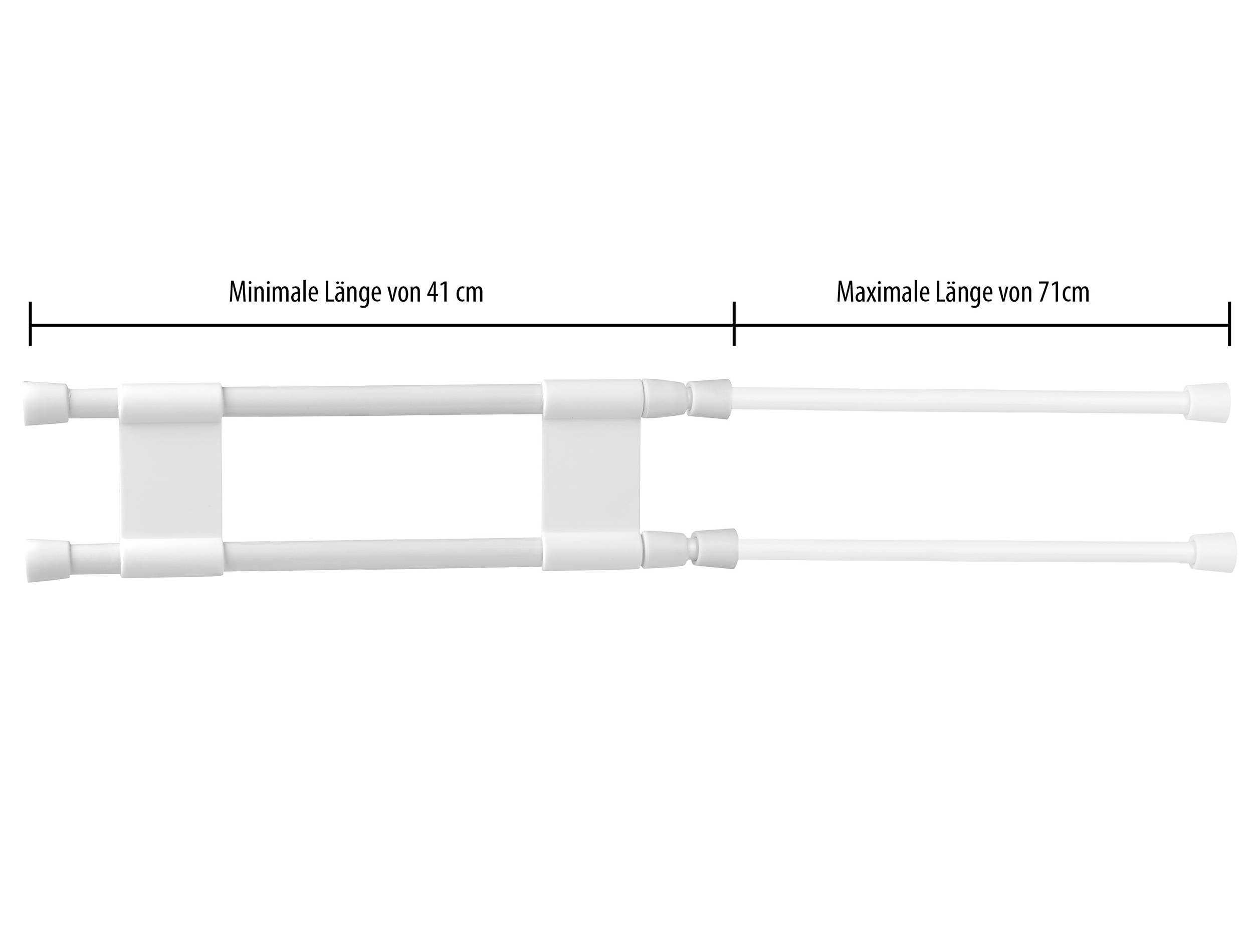 Calima Tringle de verrouillage blanc 46071