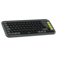 Logitech POP ICON KEYS Bluetooth Clavier allemand, QWERTZ graphite Easy Switch 3 appareils, touches multimédia, fonction Multipair Logitech POP ICON KEYS Bluetooth Clavier allemand, QWERTZ graphite Easy Switch 3 appareils, touches multimédia, fonction Multipair
