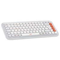 Logitech POP ICON KEYS Bluetooth Clavier allemand, QWERTZ blanc Easy Switch 3 appareils, touches multimédia, fonction Multipair Logitech POP ICON KEYS Bluetooth Clavier allemand, QWERTZ blanc Easy Switch 3 appareils, touches multimédia, fonction Multipair