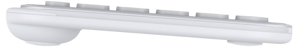 Logitech POP ICON KEYS Bluetooth Clavier allemand, QWERTZ blanc Easy Switch 3 appareils, touches multimédia, fonction Multipair