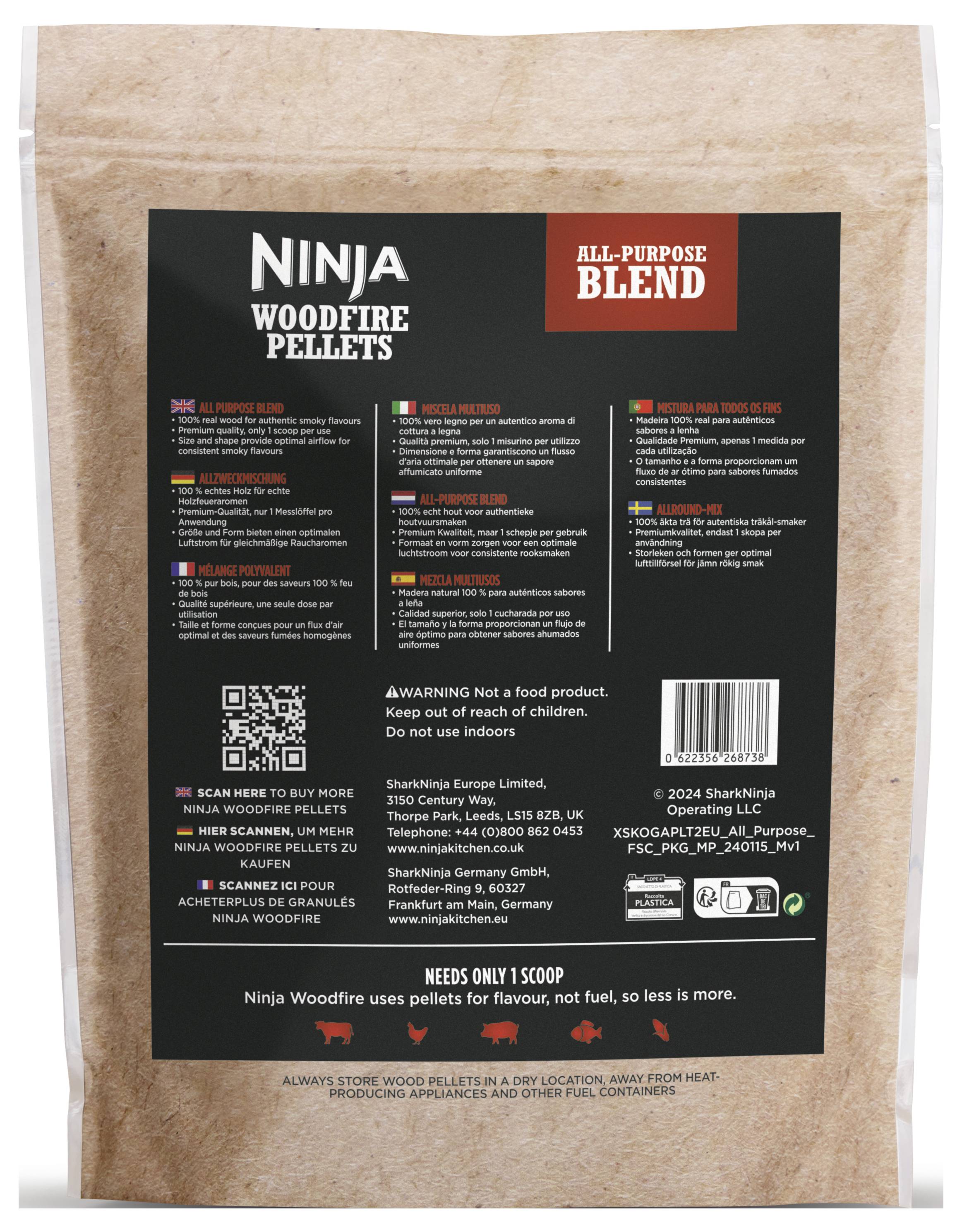 Ninja Woodfire Pellets Pellets de fumage