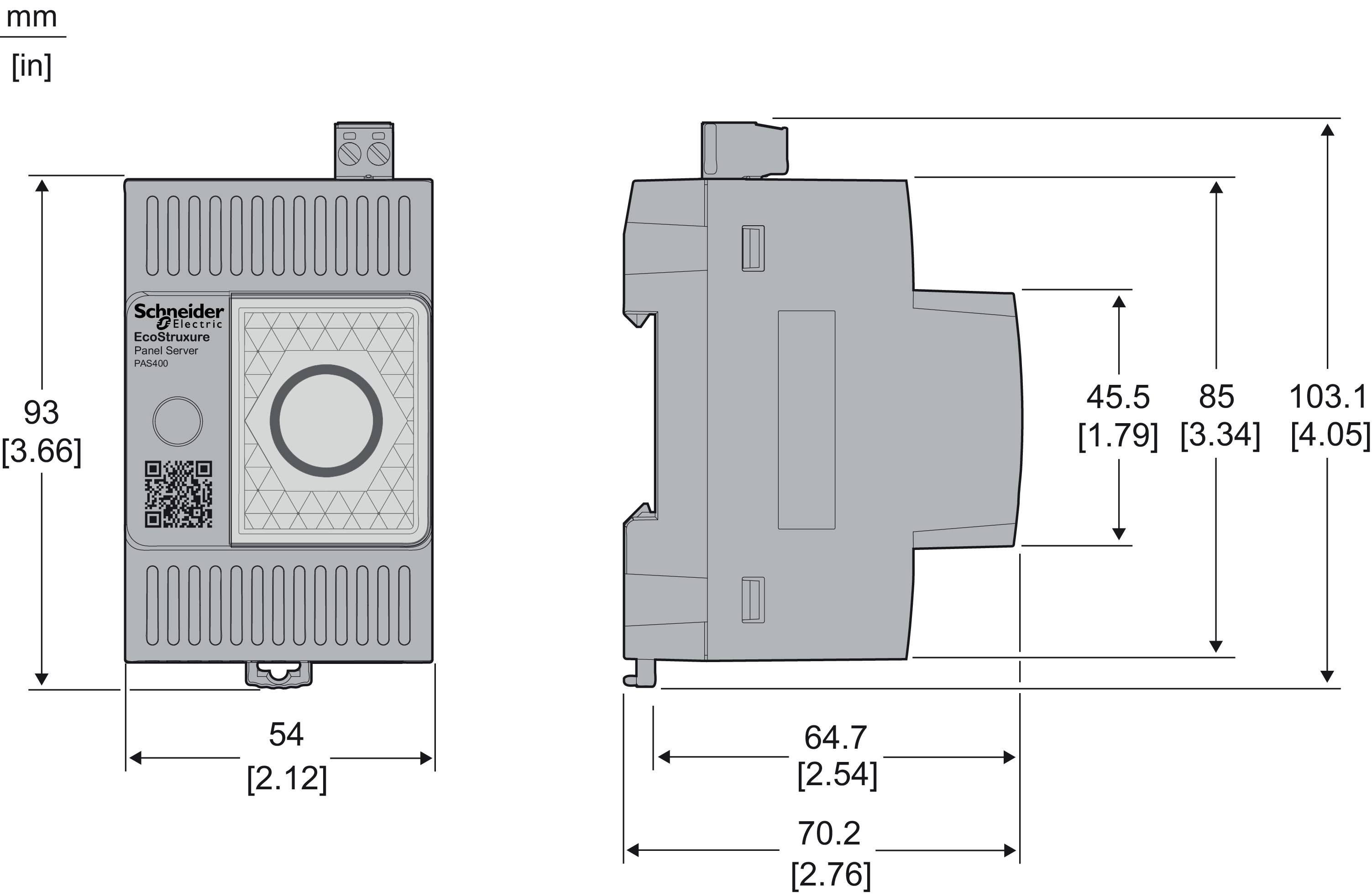 Schneider Electric PAS400 Module d'extension