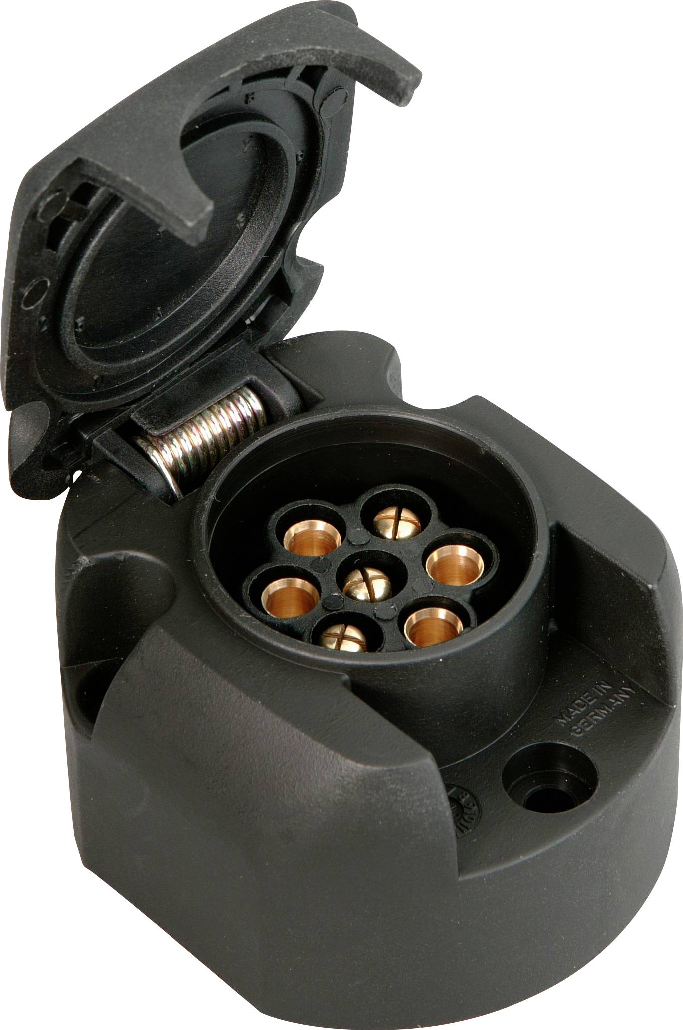 Prise femelle pour remorque IWH 010207 [prise femelle 7 pôles - prise mâle 7 pôles] plastique