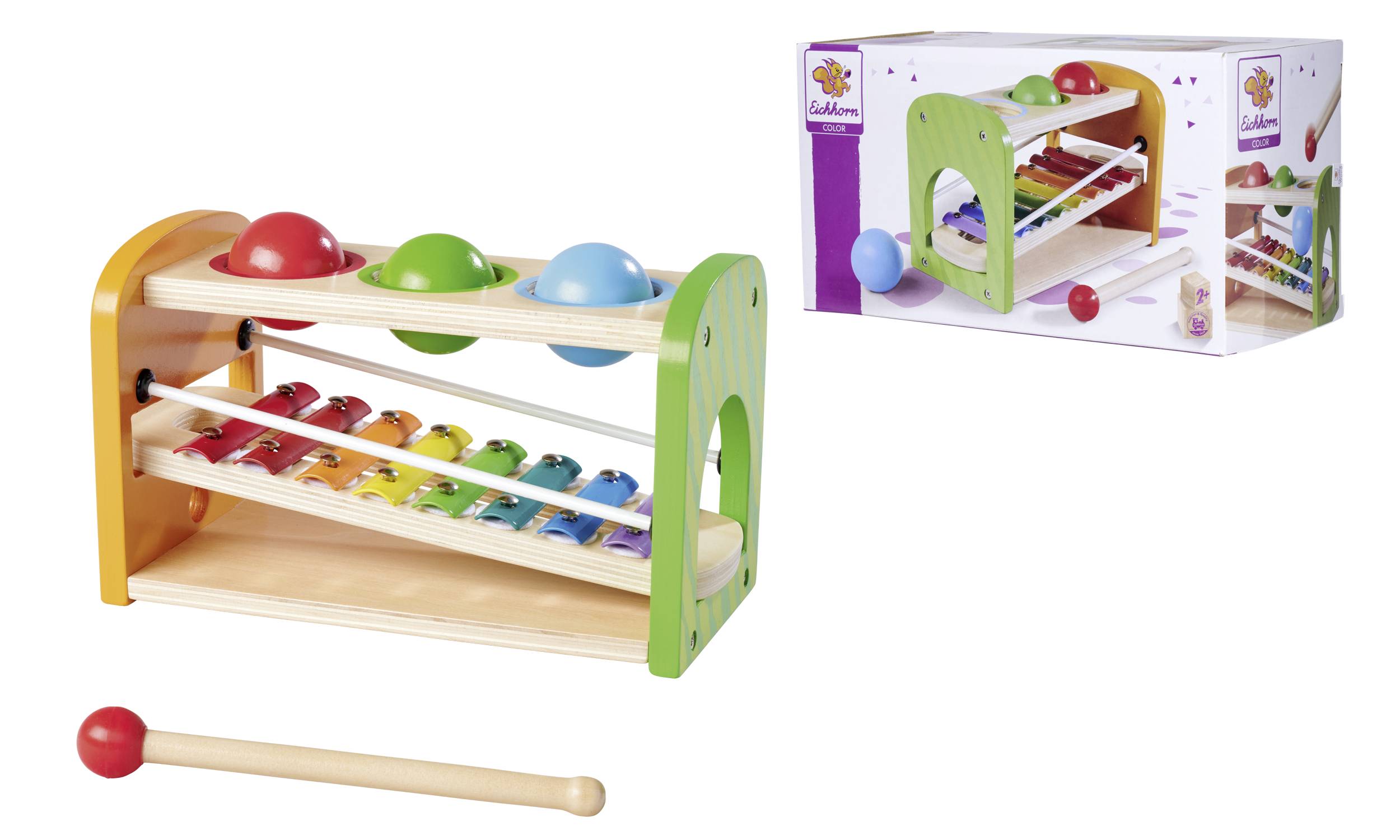 Eichhorn Xylophone Xylophon Klopfbank